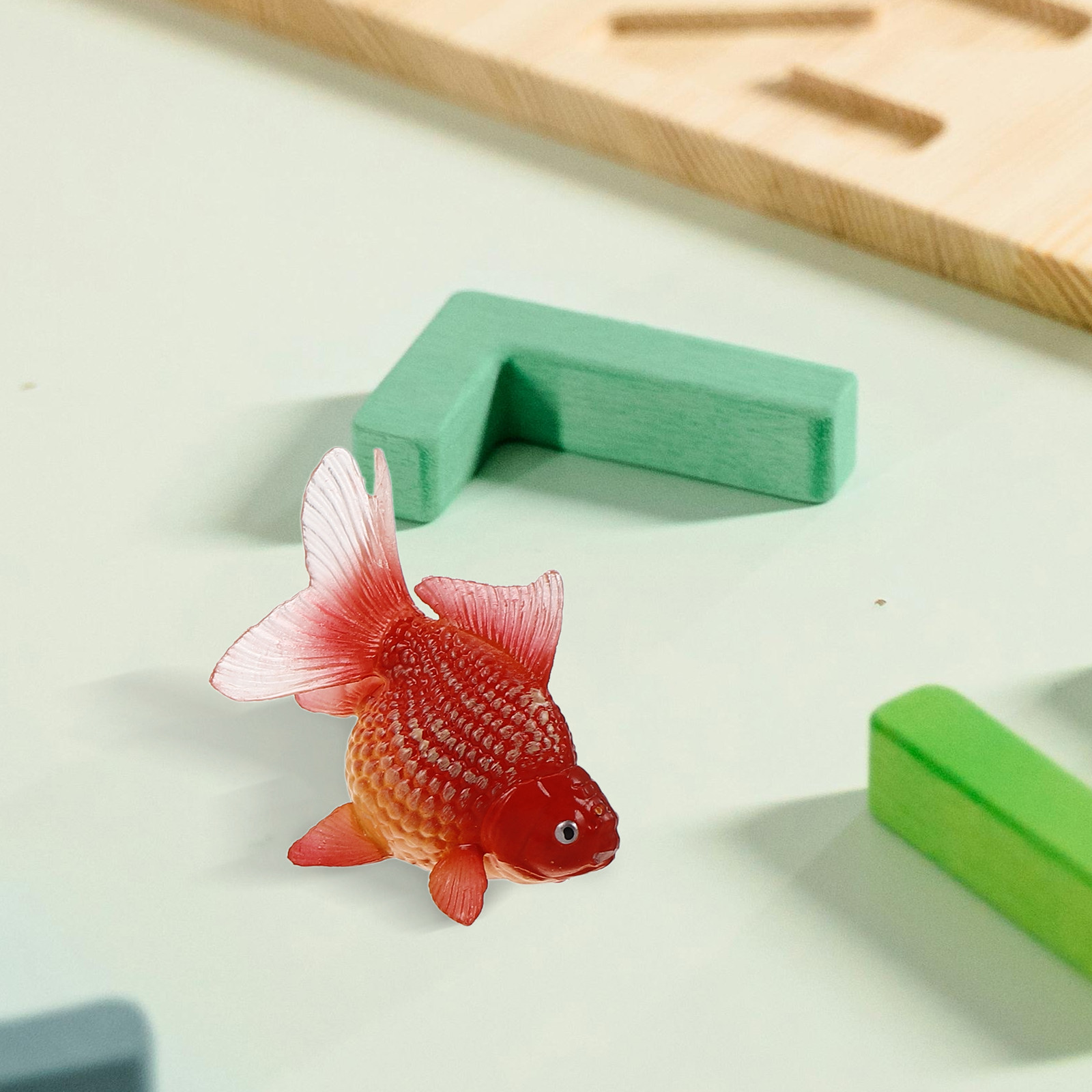 Aquarium Fish Saltwater - 4 Peças de Decoração Realista para
