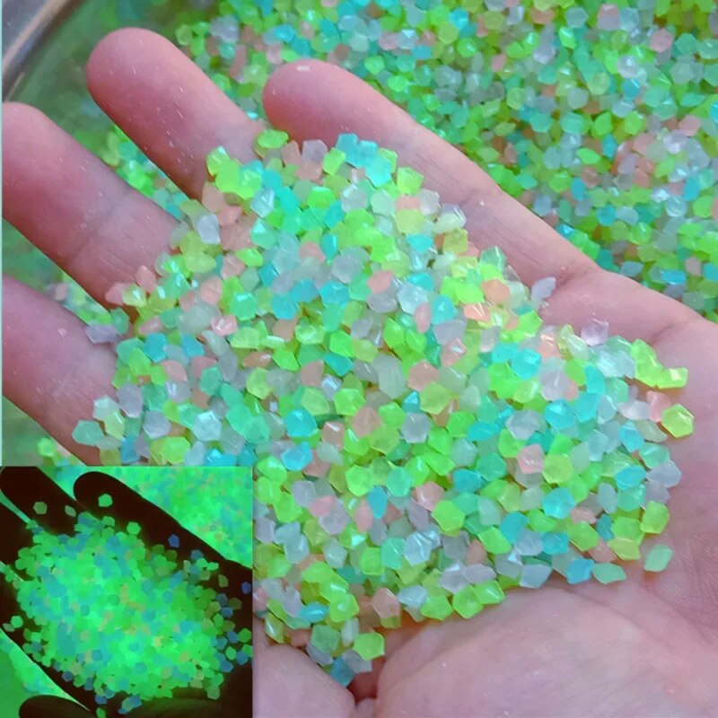 Aquarium Fish Saltwater - 1000 pçs 3-5mm areia luminosa brilho