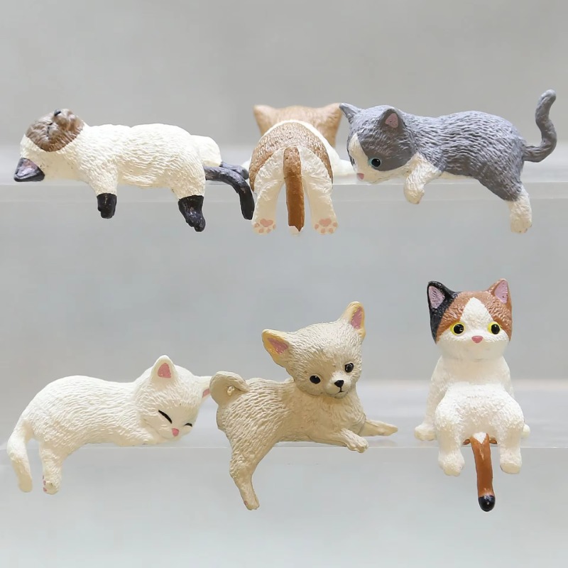 Aquarium Fish House - 1pc bonito dos desenhos animados gato