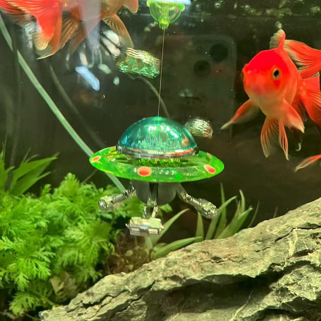 Aquarium Fish World - Estátua de Aquário Suspensa em Formato