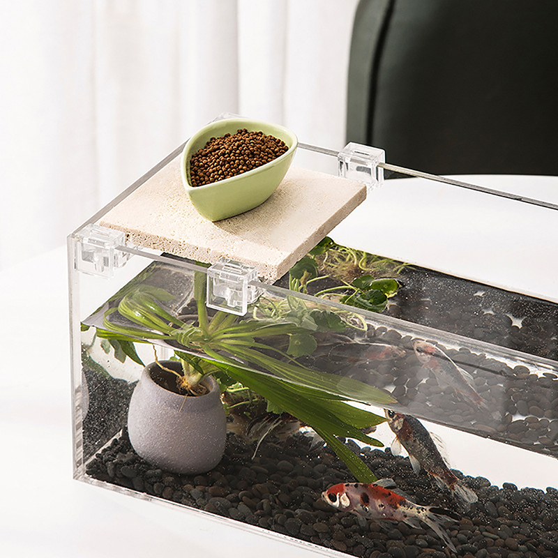 4 pçs acrílico tanque de peixe - Aquarium Fish House avaliação e preço