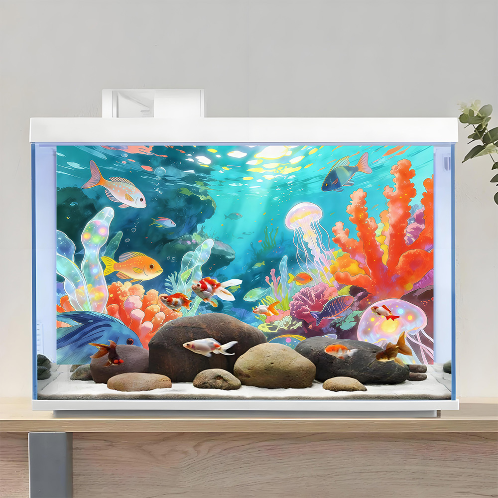 Fundo para aquário, decoração  - Aquarium Fish World avaliação e preço