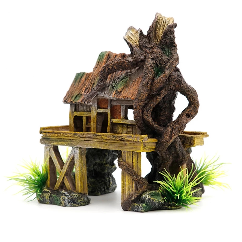 A71z decoração de aquário arti - Aquarium Fish House avaliação e preço