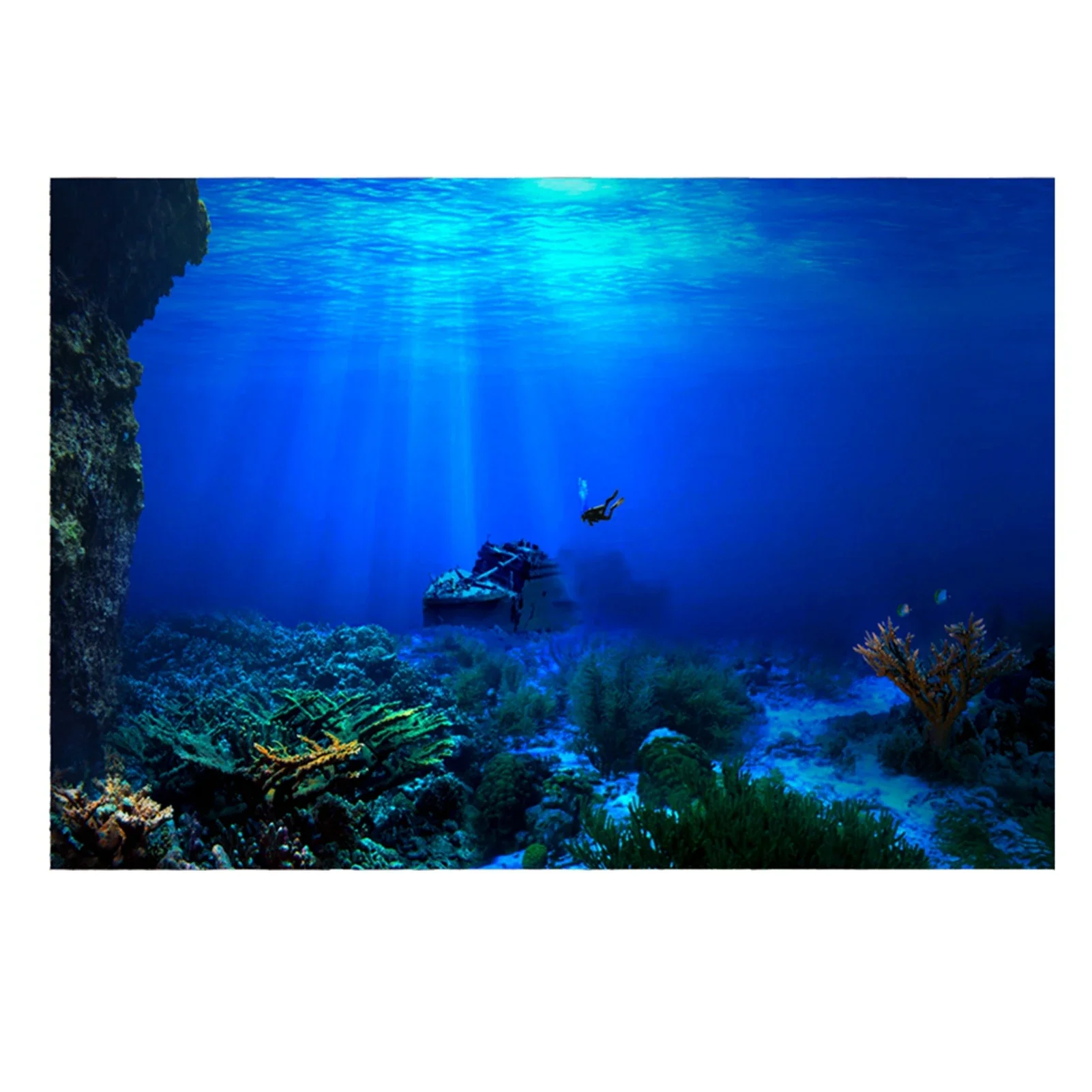 PVC 3D Subaquático Mundo Aquár - Aquarium Fish World avaliação e preço