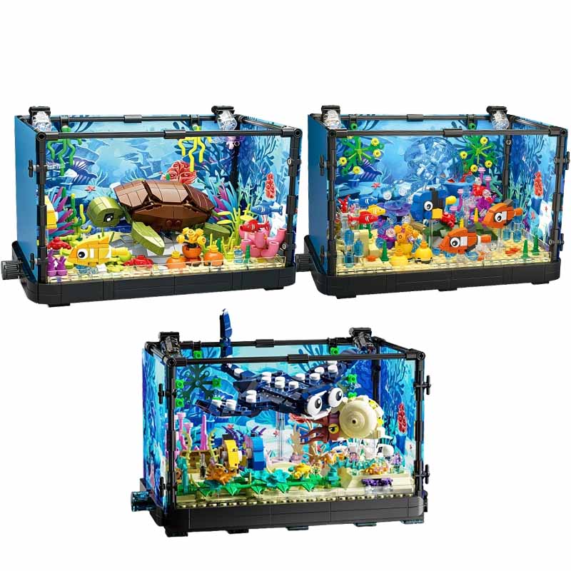 Conjunto de blocos de construç - Aquarium Fish Saltwater avaliação e preço
