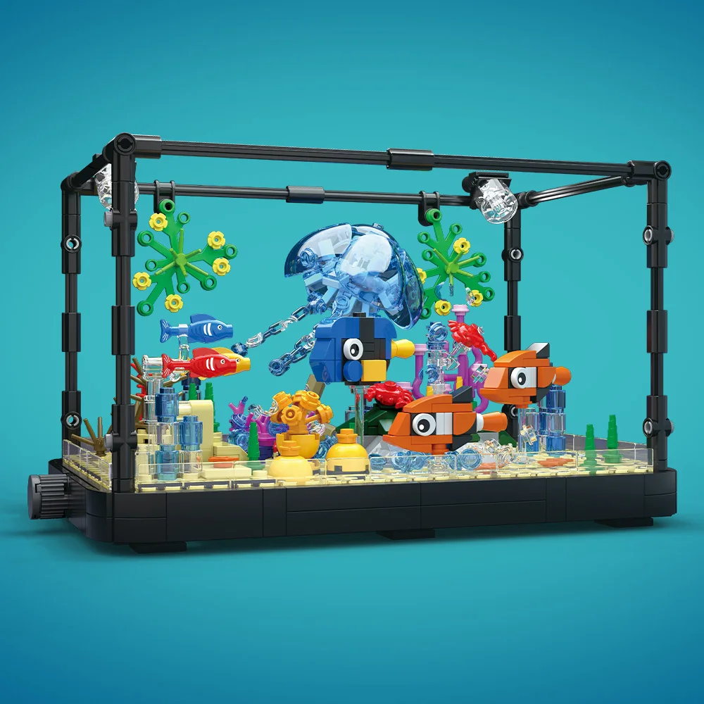 Conjunto de blocos de construç - Aquarium Fish Saltwater avaliação e preço