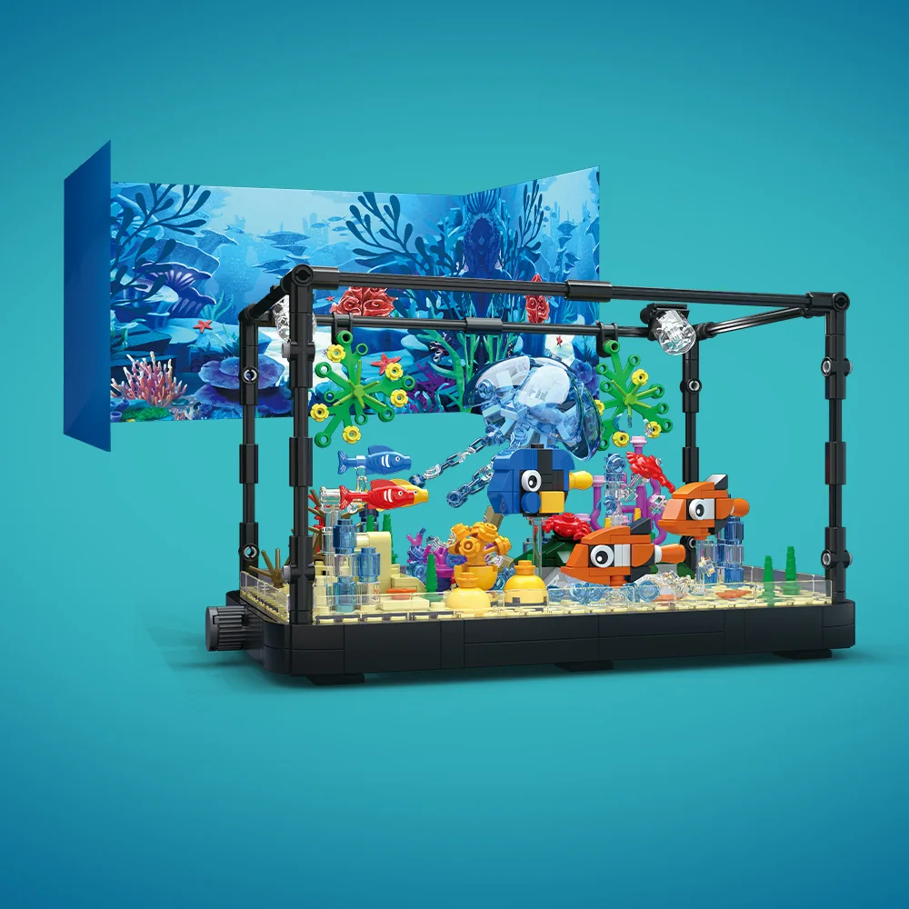 Conjunto de blocos de construç - Aquarium Fish Saltwater avaliação e preço