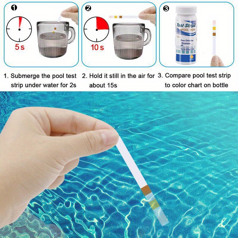 Tiras de teste de ph de cloro  - Aquarium Fish House avaliação e preço