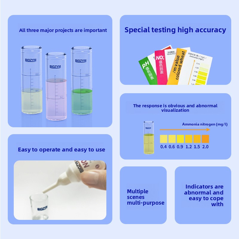 Kit de teste de aquário BIOZYM - Aquarium Fish Saltwater avaliação e preço